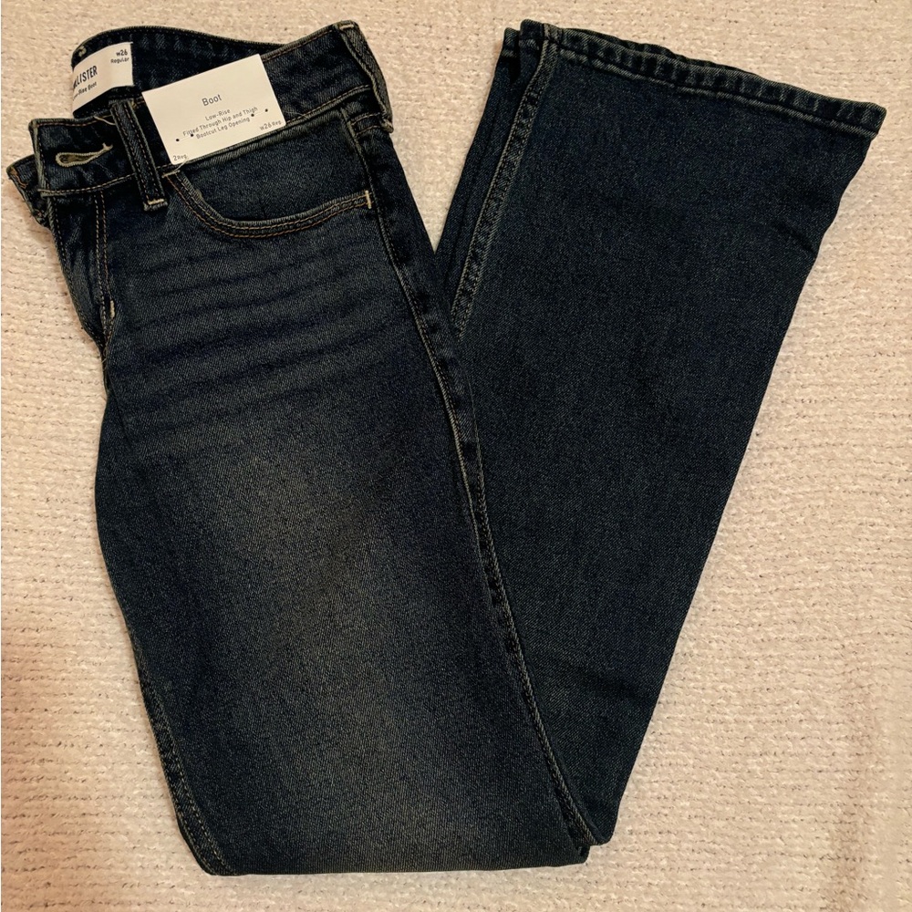 Hollister  Indigo boot cut low rise